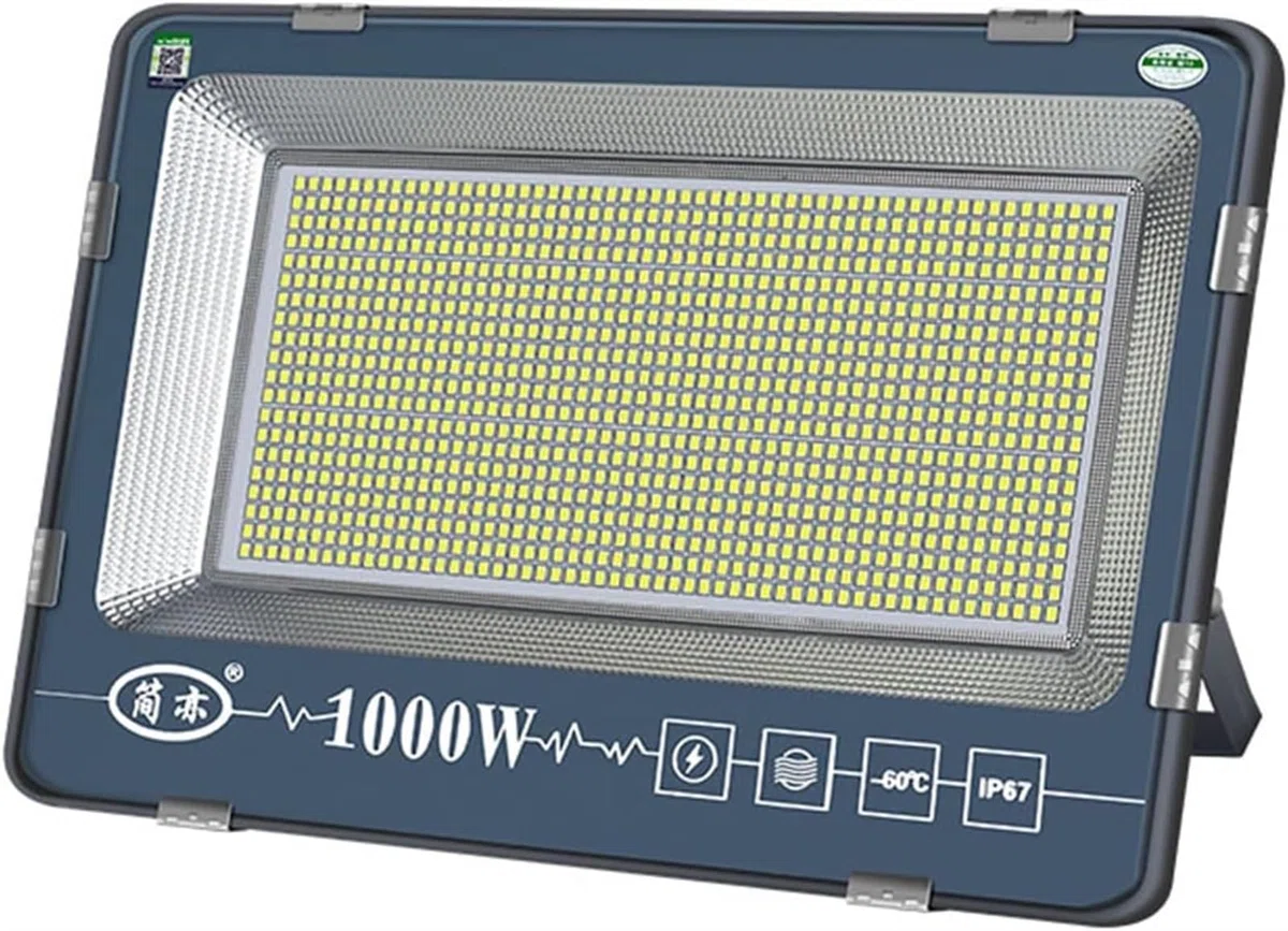 Éclairage de sécurité LED Blanc Positif 6500K, 40 000 LM, 220 V, IP67(4 Pcs,1000W)