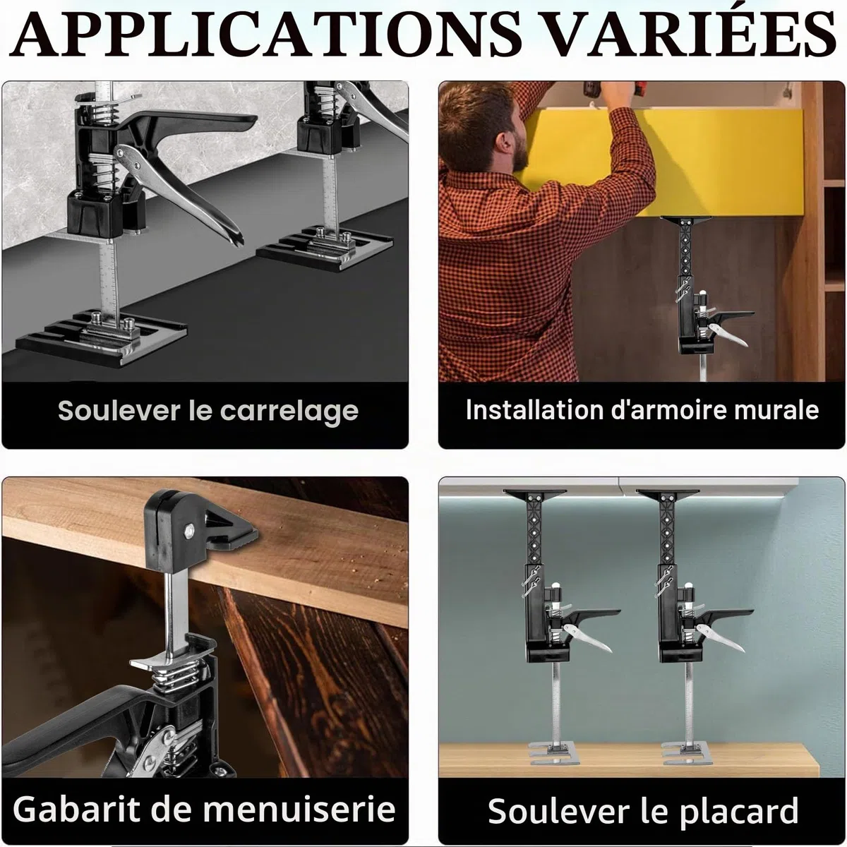 Leve Meuble Placo, Système de Nivellement des Carreaux Outil