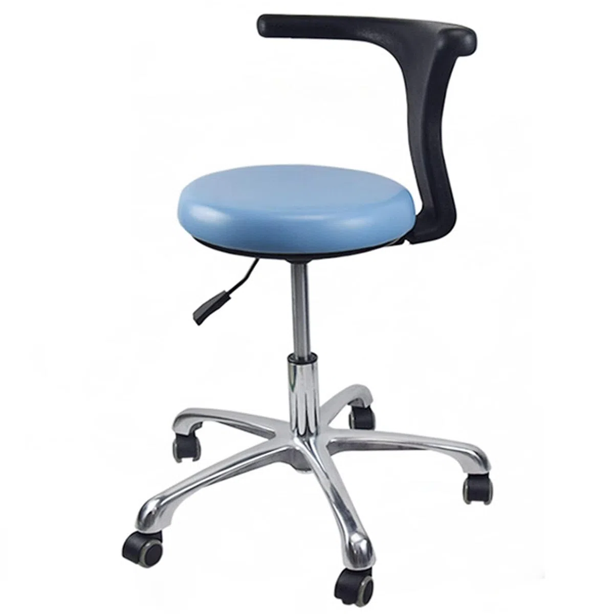 Fauteuil dentaire pivotant à 360° réglable en hauteur avec accoudoirs pour dentistes et infirmières assistantes