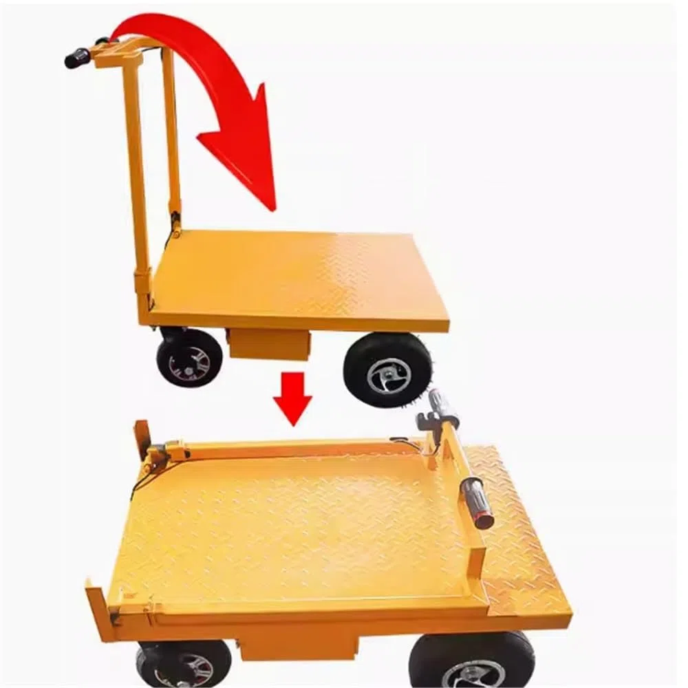 Chariot de manutention ﻿ Camion à Plateau Pliable Portable, Petit véhicule de Transport Chariot Roulant