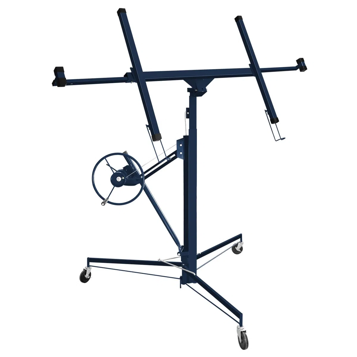 Lève-plaque pliable XXL 132 à 335 cm - Hauteur de travail réglable en hauteur - Charge maximale : 68 kg - Largeur du bras de charge maximale : 294 cm - Lève-plaque professionnelle stable avec