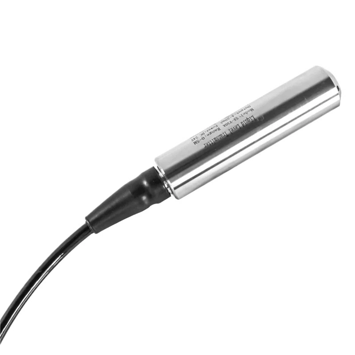 Transmetteur de capteur de niveau hydrostatique 0-10 V, 4-20 mA, submersible, 5 m, 10 m, 15 m, DC12-36 V, pour réservoirs d'eau, liquides, transducteur(RS485,5 m gamme cable)
