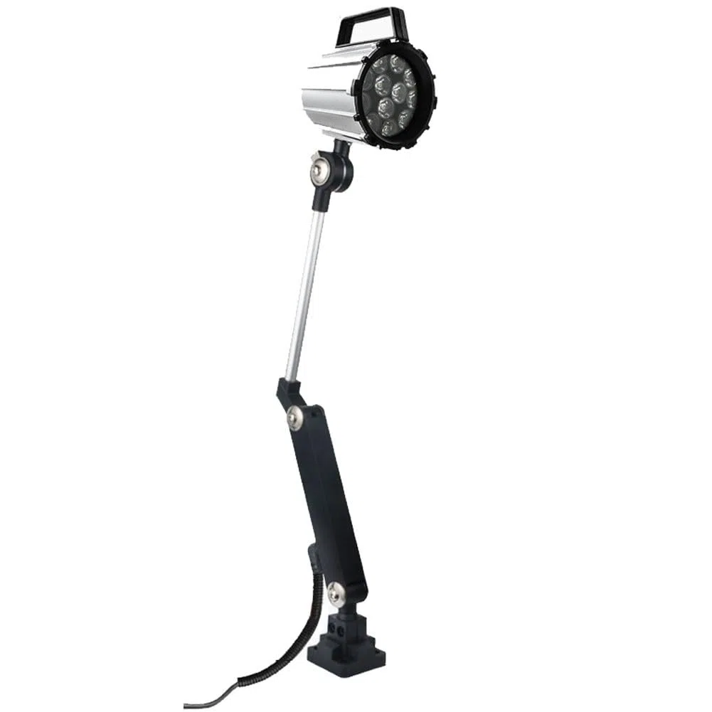 Éclairage LED Pour Machine, Lampe Travail Télescopique En Alliage D'aluminium, Angle Réglable, 24 V-220 V, Pour L'éclairage Industriel Des Fraiseuses(12W/24V extra long arm)