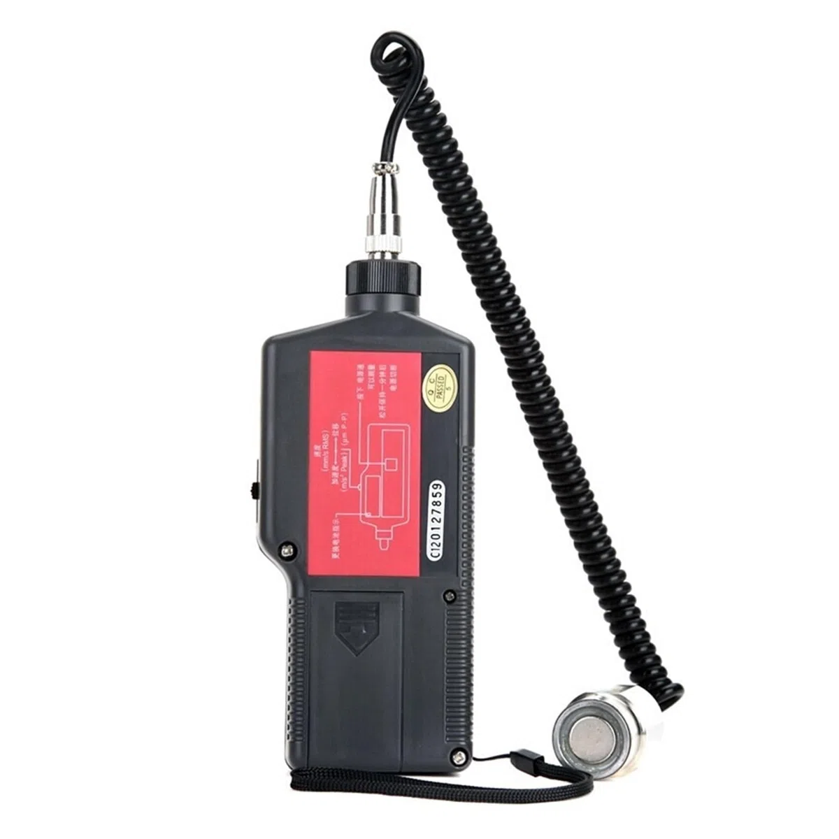 Vibromètre, UT312 Vibromètre Portable Sonde Haute sensibilité Vibration Déplacement Vitesse Accélération Mesure, Testeur de Vibrations