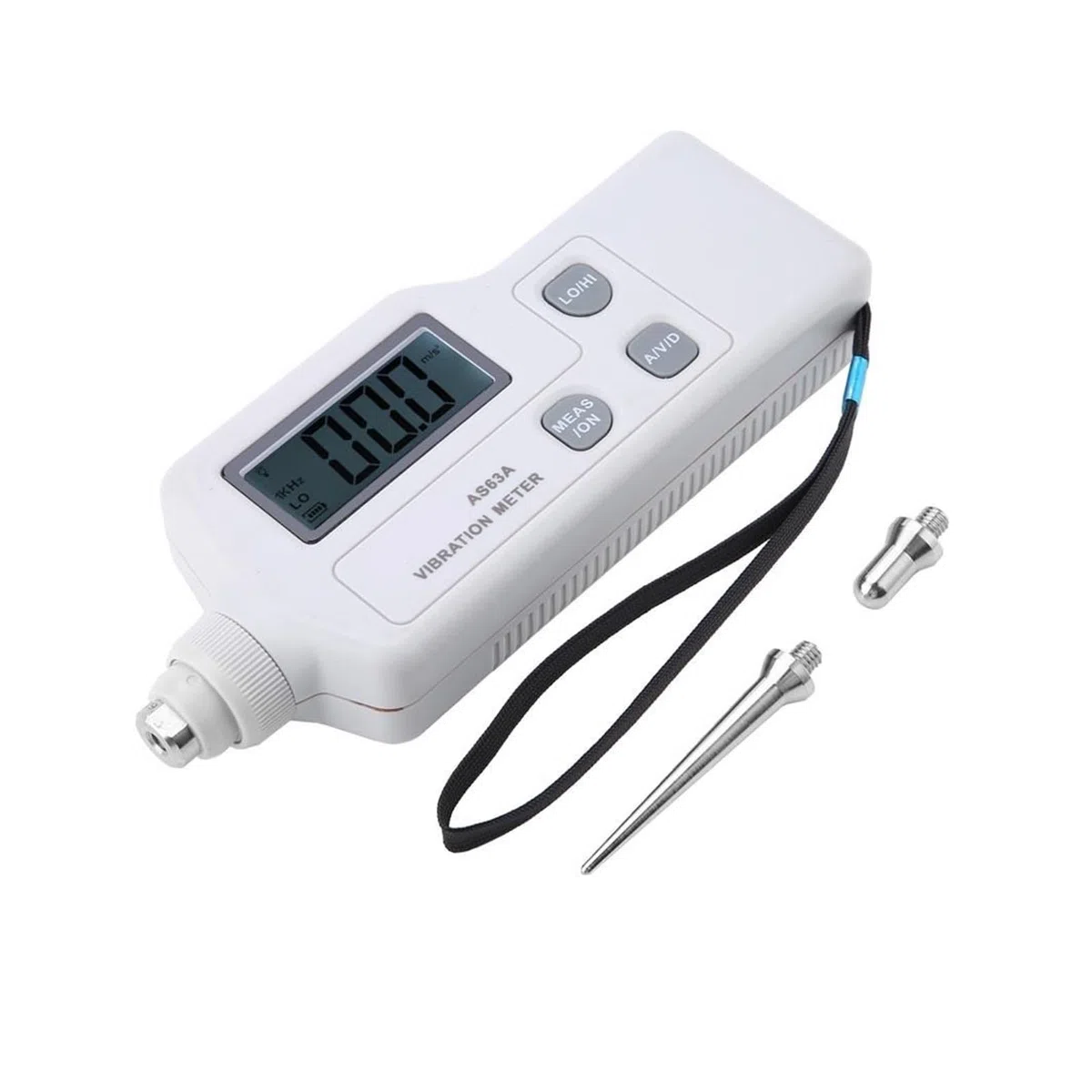 BASSFLY Appareil de Mesure des Vibrations AS63A Capteur Intelligent Accélération/Déplacement/Vitesse Analyseur de Vibrations Vibromètre Compteur de Vibrations Portable