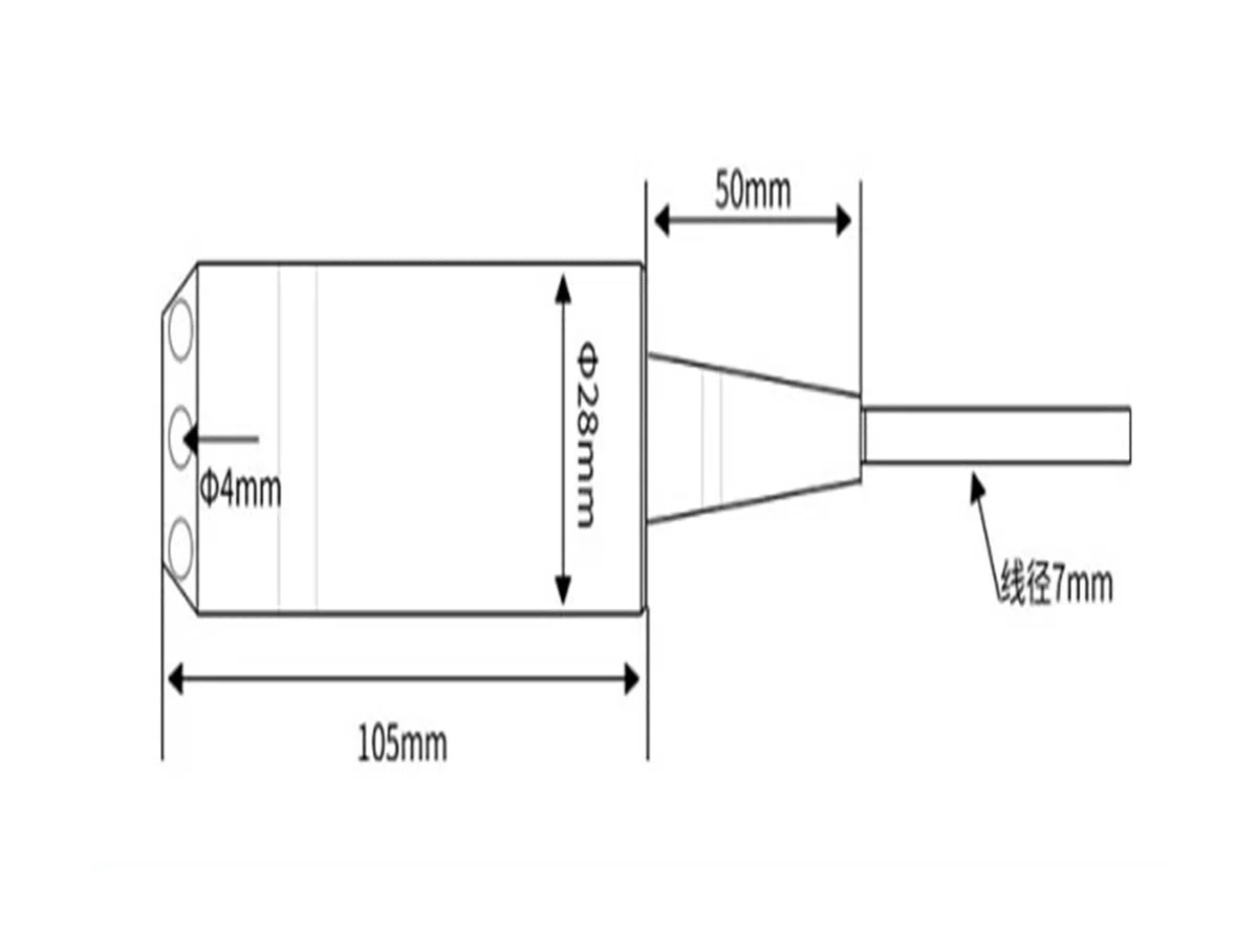 Capteur de Niveau 1 m, 2 m, 3 m, 4 m, 5 m vers 4-20 mA RS485 0-10 V 0-5 V Transmetteur de Niveau Submersible(0-10v Output)