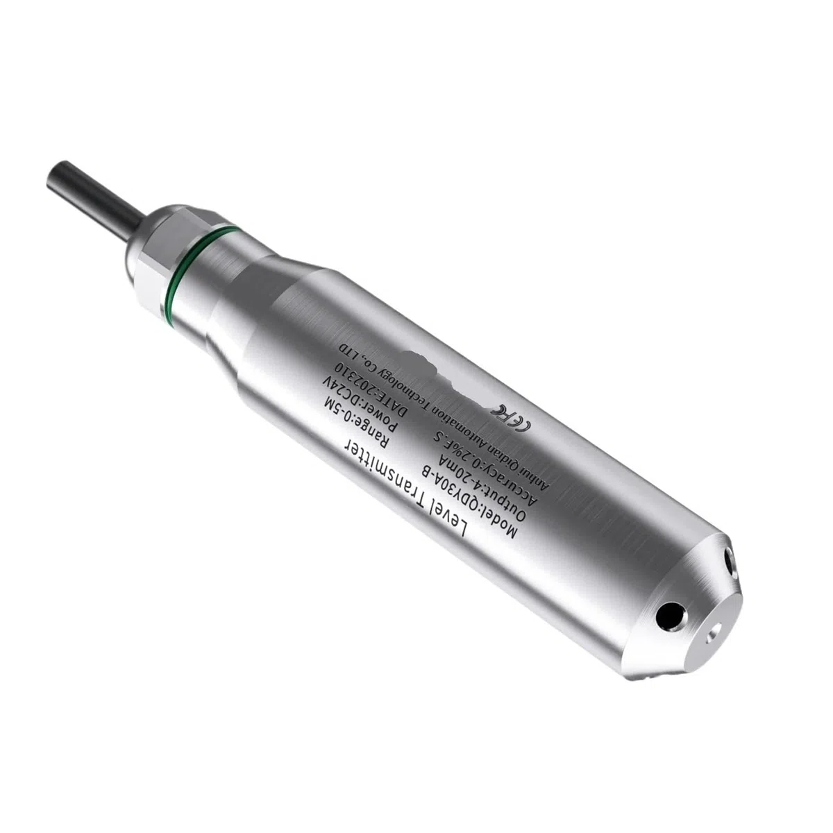 Capteur transducteur de niveau pour liquides pour réservoirs d'eau 0-10 V, 0-5 V, 1 M, 2 M, 4 M, 5 M, 10 M, 15 M à 4-20 mA, émetteur de niveau pour liquides submersibles RS485(RS485,3m gamme 5m)
