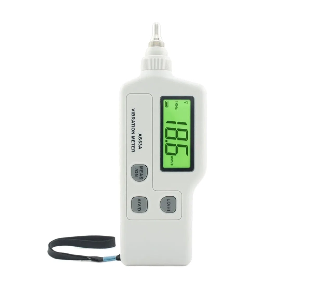 BASSFLY Appareil de Mesure des Vibrations AS63A Capteur Intelligent Accélération/Déplacement/Vitesse Analyseur de Vibrations Vibromètre Compteur de Vibrations Portable