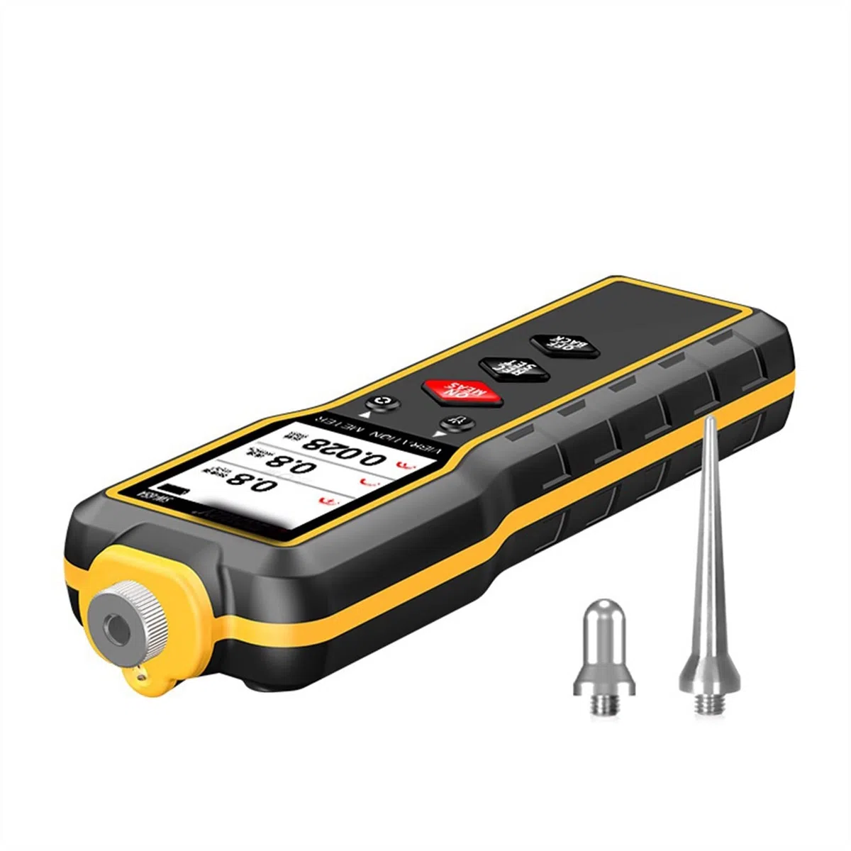 Capteur de vibrations, Compteur sismique de poche Moteur de vibration de haute précision détecteur de vibration de vibration portable accéléromètre à double sonde