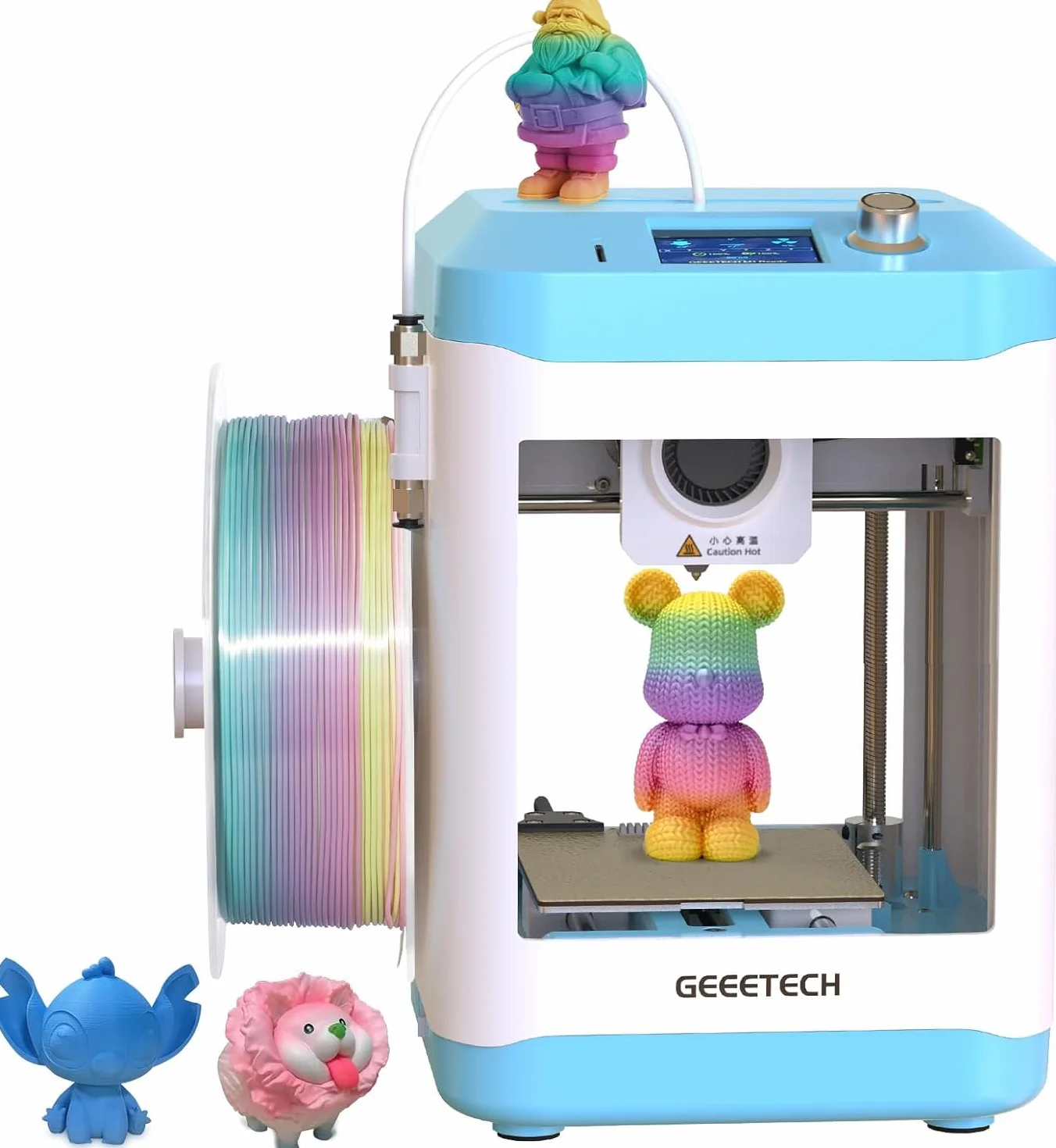 Imprimante 3D GIANTARM M1, Mini-imprimante 3D à nivellement Automatique pour débutants, extrudeuse à entraînement Direct, Vitesse d'impression 250 mm/s, Dimensions d'impression 100 x 110 x 100 mm