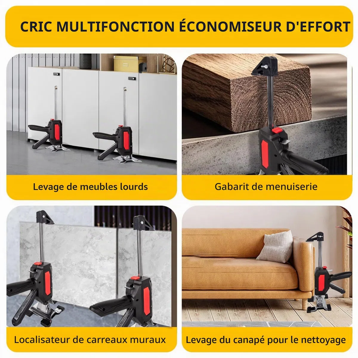 2 Pcs Lève-plaques,Système de Nivellement des Carreaux Outil