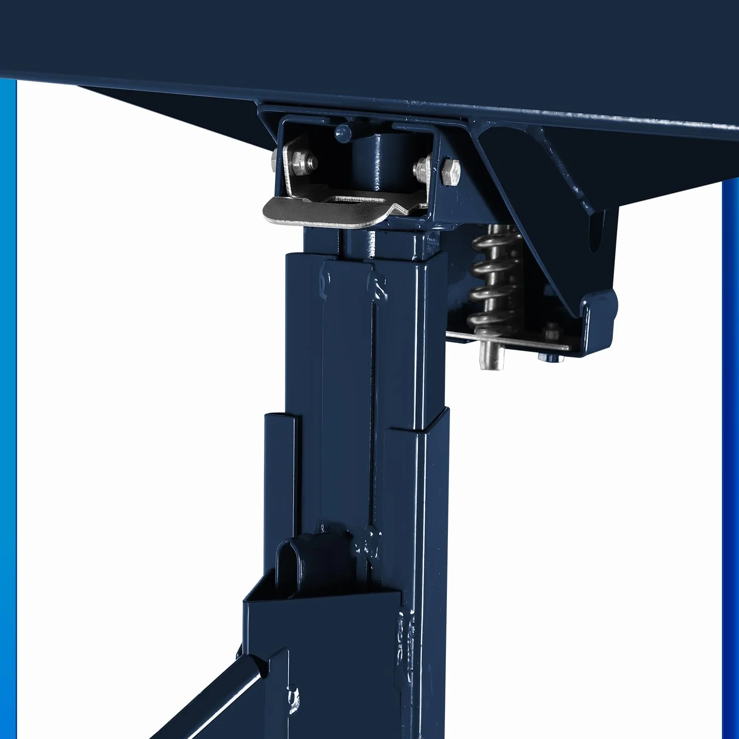 Fiqops Lève-plaque XXL jusqu'à 68 kg maximum pour plaques de plâtre de 140 à 350 cm - Hauteur de travail réglable en hauteur - Largeur du bras de charge maximale : 290 cm - Bleu