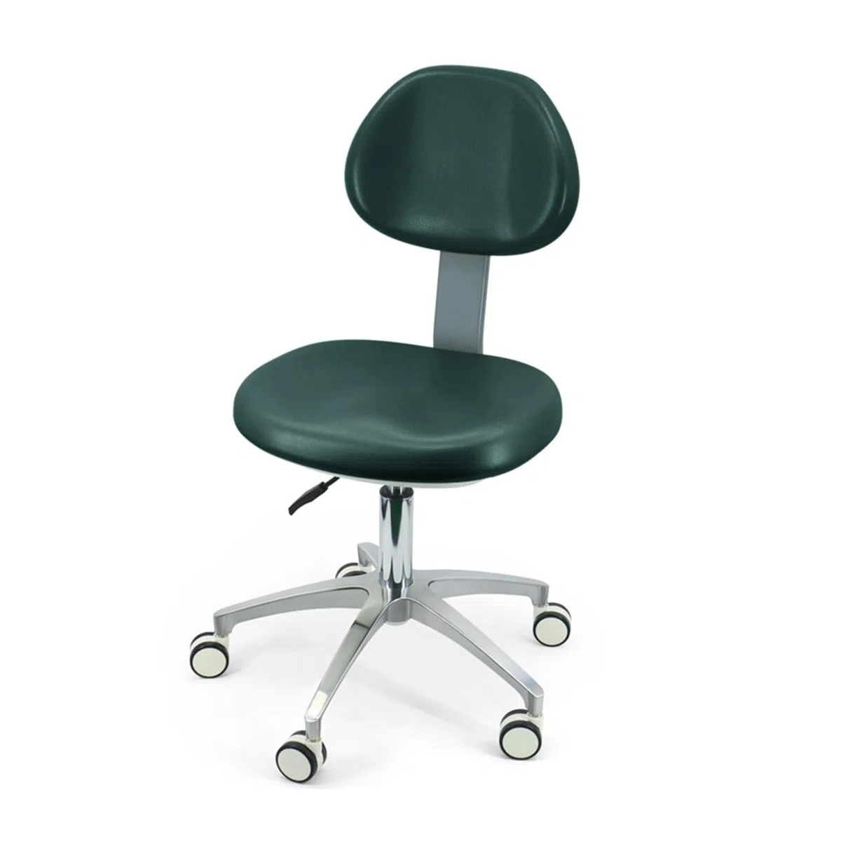 Fauteuil Dentaire pivotant à 360°, Tabouret de Dentiste, Hauteur réglable, en Cuir, for cliniques dentaires, laboratoires, Salons de Coiffure et instituts de beauté(A17)