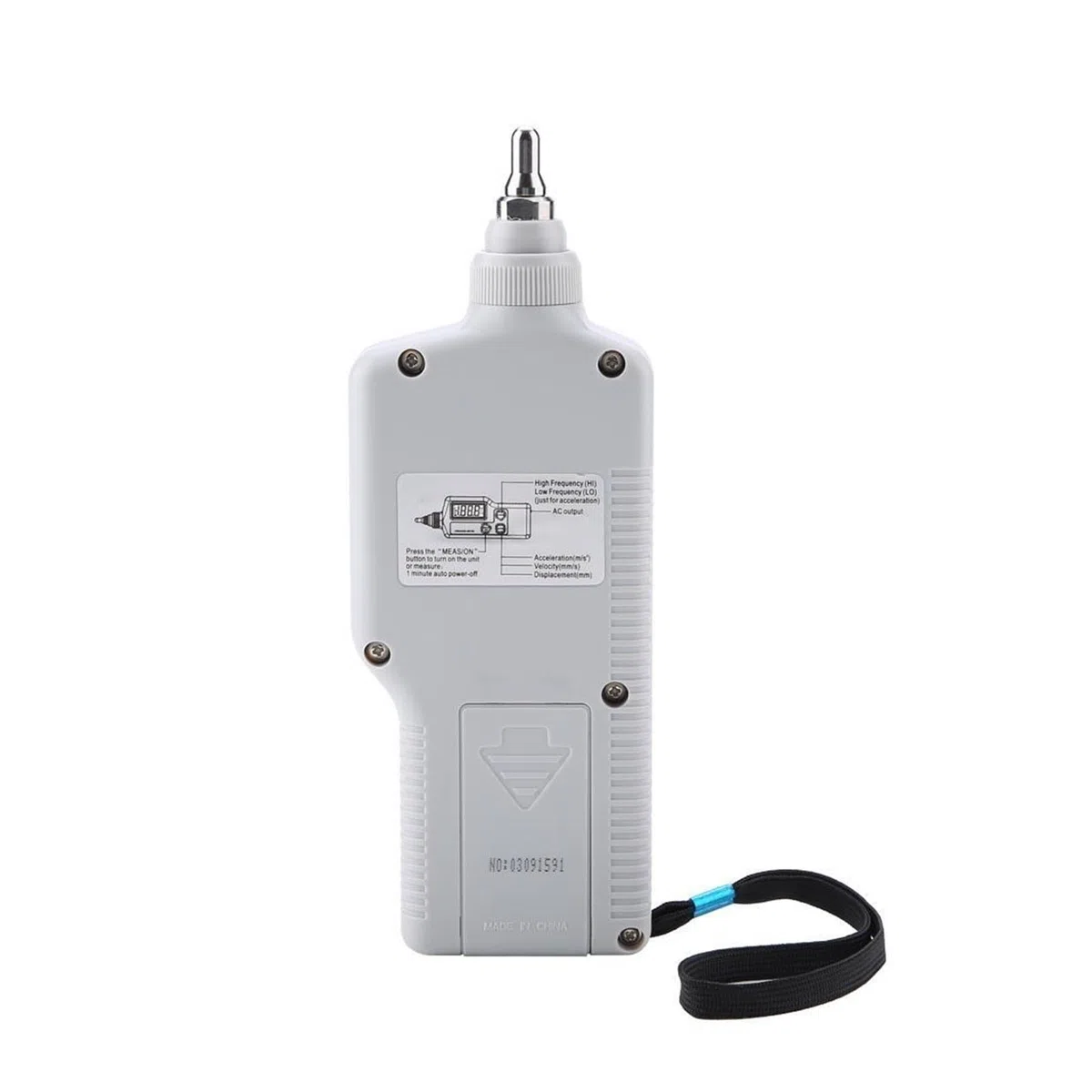 BASSFLY Appareil de Mesure des Vibrations AS63A Capteur Intelligent Accélération/Déplacement/Vitesse Analyseur de Vibrations Vibromètre Compteur de Vibrations Portable