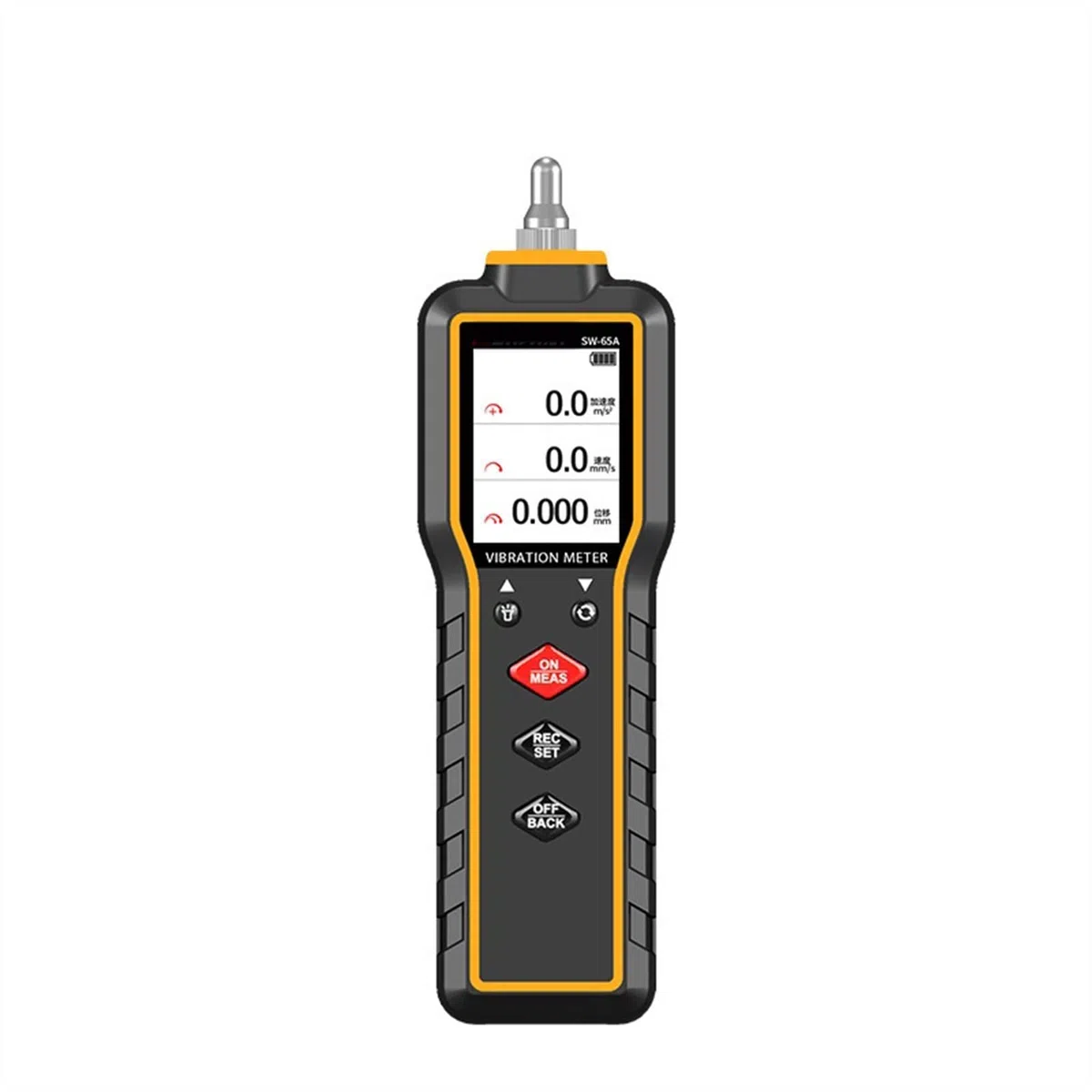 Capteur de vibrations, Compteur sismique de poche Moteur de vibration de haute précision détecteur de vibration de vibration portable accéléromètre à double sonde